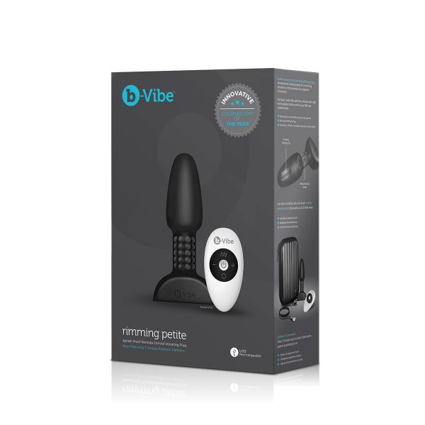 B-Vibe Rimming Petite Black 1