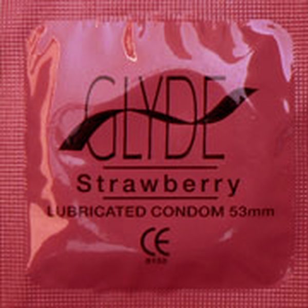 Glyde Strawberry Condom