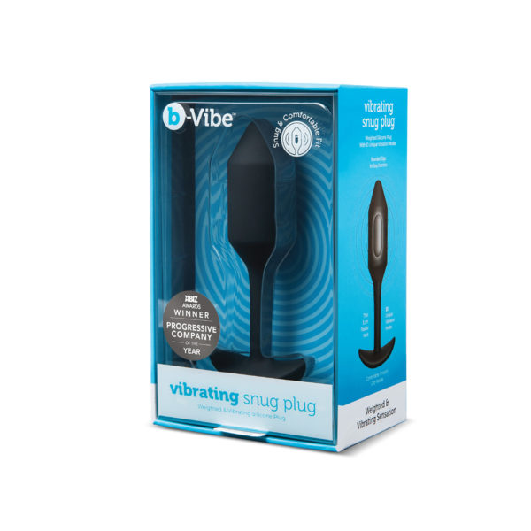 b-Vibe Snug Plug Vibrating medium black