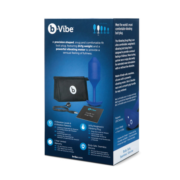 b-Vibe Snug Plug Vibrating Navy XL