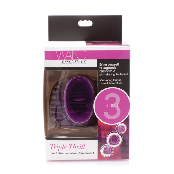 Wand Essentials Triple Thrill Silicone Wand Attachment