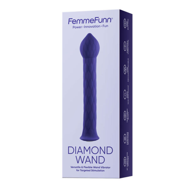 Femme Funn Diamond Wand Dark Purple