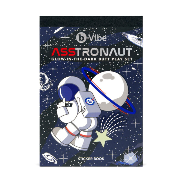 B Vibe Asstronaut Glow In The Dark Play Set