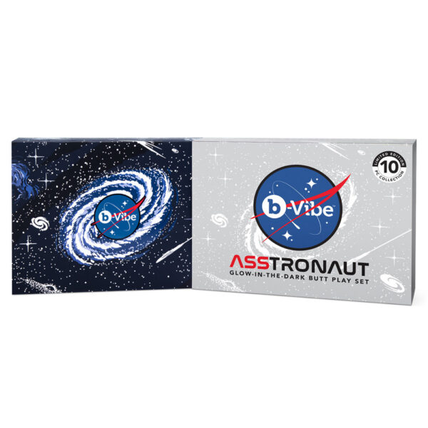 B Vibe Asstronaut Glow In The Dark Play Set